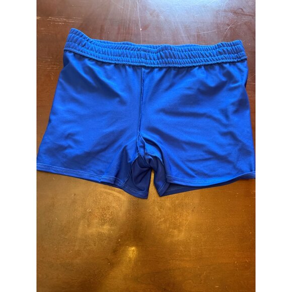 Under Armour Womens HeatGear Blue Running Shorts Medium - Picture 7 of 7